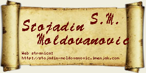 Stojadin Moldovanović vizit kartica